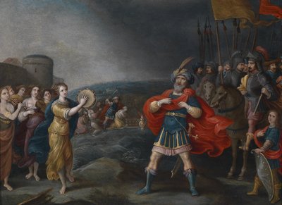 The Victorious General Jephthah Meets His Daughter by Hieronymous Francken III